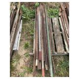 T-Posts -  Assorted Sizes, Qty. Approximately 20