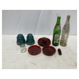 Vintage Insulators, Bottles, Ashtrays and More