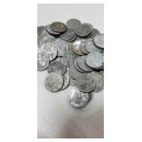 50 -1943- D wheat steel cents