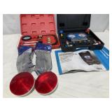 Manifold Gauge Set, Compression Tester, Lights