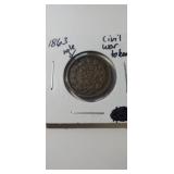 1863 Civil War Token Union