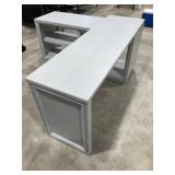 Computer Desk Work Station, Top Rotates 60"x20",