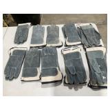 14 pair leather welding gloves, medium