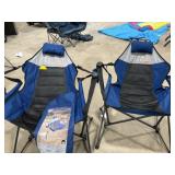 Two Swinging Hammock Chairs