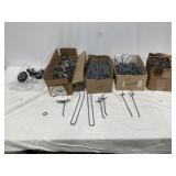 Peg Board Hooks and More. Qty Unknown