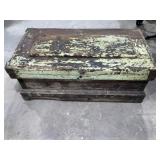 Vintage Wooden Chest. 19ï¿½x3ï¿½x14ï¿½