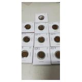 10 - Early Date Wheat Cents