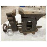 Vintage Bench Mount 4ï¿½ Vice/Anvil Combo,