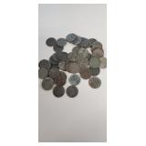 50- 1943 Steel Wheat Cents