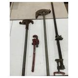 Conduit Bender - Qty 2,16ï¿½ Pipe Wrench, Bar Clamp
