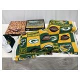 Green Bay Packer Blankets, Hat, Puzzle
