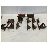 Vintage Clamp on Ice Skate Blades, Train Cars,