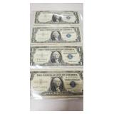 4- 1957 Silver Certificates