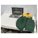 Green Bay Packers Decor, Vest - Lg, Autographed
