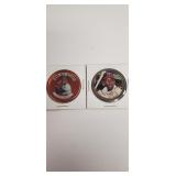 2-1964 Hank Aaron Topps Caps
