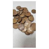 50 - 1930s S Mint Wheat Cents