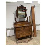 Vintage Bedroom Set - Dresser and Bed Frame