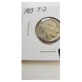 1913 Buffalo Nickel Type 2