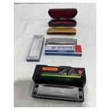 Harmonicas Qty 3 -  Lee Oskar, Blues Band, Blue