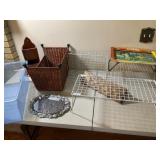 Coke TV Tray, Wicker Basket, Shelf Dividers and