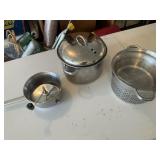 Stainless Strainers, Tomato Seeder, Stock Pot