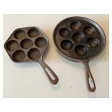 Cast Iron Pans - Qty 2