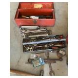 Metal Tool Boxes w/Contents - Qty 2