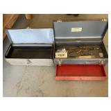 Two Metal Tool Boxes