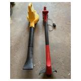 Electric Blower, Toro Cordless Trimmer w/Charger