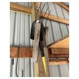 Long Handle Shovel, 4 Tine Fork