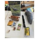 Turkey Decoy, Box Calls, Chalk , Yelper