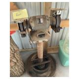 8ï¿½ Electric Bench Grinder on Pedestal