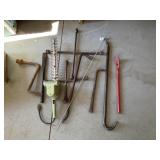 Tire Wrenches, Pry Bar, Redi Rod, Hedge Trimmer