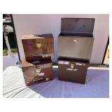 Metal and Plastic File and Tax Form Boxes