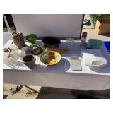 Waffle Maker, Glassware, Bowls, Mugs, Cookie Jars,