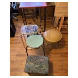 Stools - Qty 3, End Tables - Qty 2