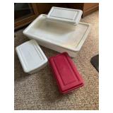 One Large Tote, Three Small Totes