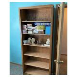 Wooden Book Shelf 80"x35"x13" - No Contents