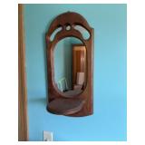 Wall Shelf, Wall Shelf w/Mirror