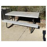 Picnic Table - Plastic Top, Metal Frame