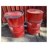 55gl Metal Drums w/Lids - Qty 2