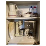 Coffee Maker, Carafe, Milkshake Mixer, Filters