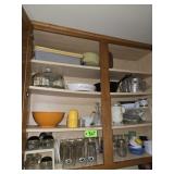 Flour SIfter, Cake Plate, Packer Glasses -