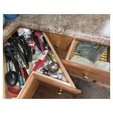 Serving Utensils and Kitchen Towels,