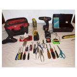 Ryobi 9.6 Drill w/Charger, Drill Bits,