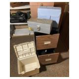 Metal 2 Drawer File Cabinet, File Holders, Cash