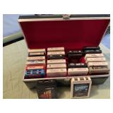 8 Track Cassette Tapes w/Case