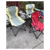 Folding Bag Chairs - Qty 2