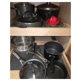 Cookware, Juicer - Contents of Two Shelves