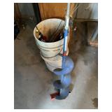 Ice Fishing Poles, Manual Ice Auger
